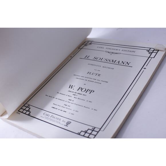 H. Soussmann, Carl Fischer's Edition, Musical Book, Sheet Music, Piano Scores, - Picture 2 of 3